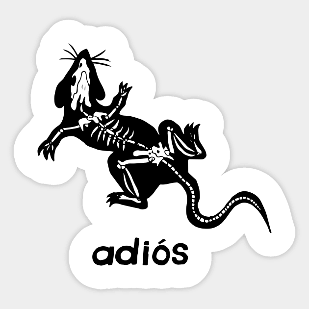 ADIOS RAT Sticker by JCerros